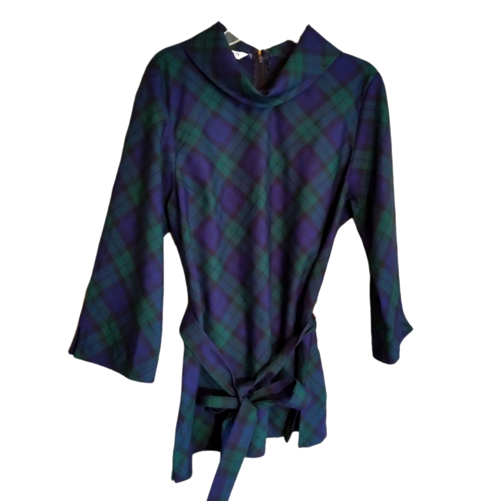 Pendleton Black Watch Plaid Tartan Blouse